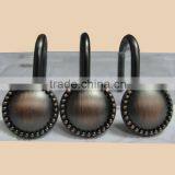 Eco-friendly Metal Shower Curtain Hooks/Curtain Hook, Shower Hook, Shower Curtain Hook/ Hotel Fashion Shower Curtain Hooks thumbnail-2