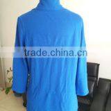 2013 Ladies 12gg Jersey Knitted Sweater Long Sleeve Big Collar in Full Needle thumbnail-2