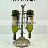 French Antique Metal Wime Bottle Holder