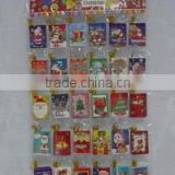 5*3.5cm Colorful Mini Christmas Wishing Card/ Christmas Decoration