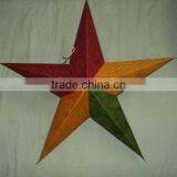 Rasta Batik Paper Stars Lanterns Indian Rastafari