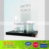 Clear Acrylic Ladder Cosmetics Display Shelf