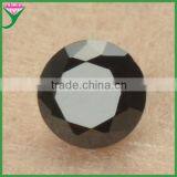 Factory Price 6mm Machine Cut Round Black Cubic Zirconia thumbnail-1