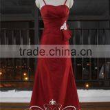 Real Works Wine Red Evening Dresses China With Detachable Cape 2015 thumbnail-4