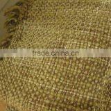 Fancy Acrylic Basket Weave Tassel Finishing Throw