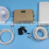 2016 Smart Function Powerful Dual Band 1800&2100mhz 2g 3g Mobile Signalbooster Repeater With LCD Screen