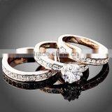 3pcs/Set 18kgp Jewelry Gold Rings Price With Stones Supplier's Choice thumbnail-2
