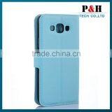 Cell Phone Case Leather Flip Case Cover Flip for Samsung Galaxy E7 With Caller ID Display Window thumbnail-4