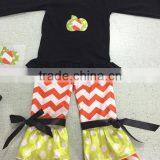 School Girl Outfit Adorable Cute Halloween Clothes Stripe Pants Black Top Child Fall Outfits thumbnail-1