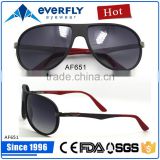 High quality carbon fiber temple fashionable sunglasses 2016