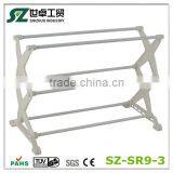 White Plastic 3 Tier Commercial Shoe Rack thumbnail-1