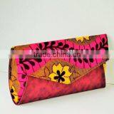 2016 Lovely African Accessories African Print Clutch Bag/ Ankara Wax Clutch/Cosmetic Bag African Fabric Clutch Quality Choice thumbnail-6