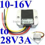 dc Voltage Regulator 10-16V 12V 15V Step up to 28V 3A 84W Boost Converter Power Supply Module Waterproof for Bus LED