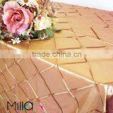 Pintuck Taffeta Table Cloth