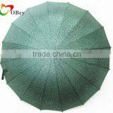 23" Straight Umbrella With Wooden Handle thumbnail-1