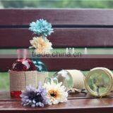 Best Selling Items Lovely Small Round White / Red / Yellow / Blue / Green / Purple Glass Flower Vase Wholesale thumbnail-1