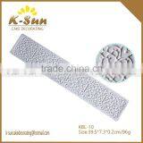 Good Quality Big Size Fondant Silicone Lace Mat for Cake Border Decoration Reposteria thumbnail-1