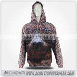OEM Fashion Design Sublimation Printed Hoody Hoodie thumbnail-4