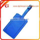 Promotional PU Blue Insert Hotel Luggage Tag