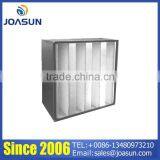 Galvanized Steel Frame V BANK / Mini-pleat HEPA Air Filter