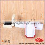 White Elegant Nice Shape Wedding Ring Box for Couples