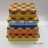 Rectangular Elegant Paper Gift Box Set With Ribbon thumbnail-6