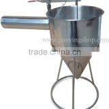 (2 in 1) 5pcs Fish Waffle Commercial Use Non-stick LPG Gas Icecream Taiyaki Machine + Batter Dispenser thumbnail-6