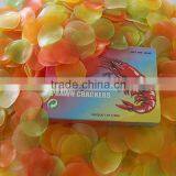 Crisp Snack Style Prawn Crackers With Colorized Healthy Snacks