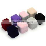 Top Grade Ring Box Velvet Ring Box Jewelry Packaging Box Ring Box Black thumbnail-3