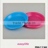 P071718 7''(17cm) PS Disposable Plastic Round Plates