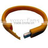 Silicon Bracelet With USB Drive