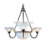 baked white pendant lamp,suspended chandelier light pendant light,modern new designing droplight chandelier factory