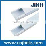 JINH PVC Wiring Ducts PVC Cable Cover Trunking Plastic Flexible Wiring Ducts Grey Wiring Duct thumbnail-2