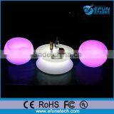 rgb color changing illuminated led round egg shape chair coffee shop furniture wholesale