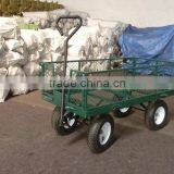 600KG Heavy Duty Garden Wagon Cart With Big Turf Wheels thumbnail-1