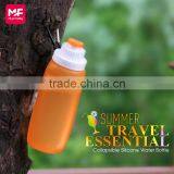 100% Bpa Free Reusable Drink Containers Collasipble Silicone Kids Water Bottles thumbnail-1