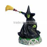 Personalized Handmade Painted Decorative Resin Halloween Wicked Witch Figurine Statue thumbnail-1