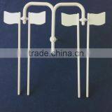 Customized Ivory White Flag Plastic Part thumbnail-1