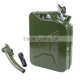 5 Gallon Jerry Can Gas Fuel Steel Green NATO Style 20L Storage Tank W/Spout thumbnail-3