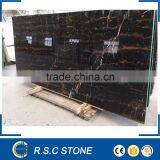 Popular Italy Nero Portoro Gold Marble Slabs thumbnail-1