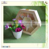 Divided Glass Lid Hexagonal Moon Cake Gift Box thumbnail-6
