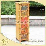 Wood Tall Antique Cabinets thumbnail-1