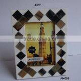 Horn and Resin Photo Frame With Square Patterns Available in All Sizes thumbnail-1