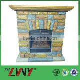 Modern Style High Rectangular Fiberglass Floating Fireplace thumbnail-1