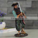Halloween Caribbean Pirates With Sword Collection Statue thumbnail-4