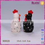 Antique Spot Cock Ceramic Oil Bottle thumbnail-2