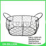 Wholesale Decorative Chicken Wire Basket thumbnail-1