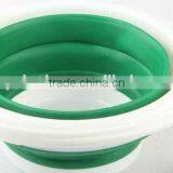5L Outdoor Folding Circular and Heart Shaped Silicone Bucket thumbnail-3