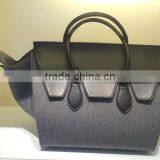 2017 New Model OEM Available Eco Handmade Non Woven Lady Hand Bag Women Hand Bag China Suppliers thumbnail-4