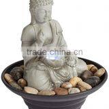 Sitting Buddha LED Tabletop Zen Fountain thumbnail-3